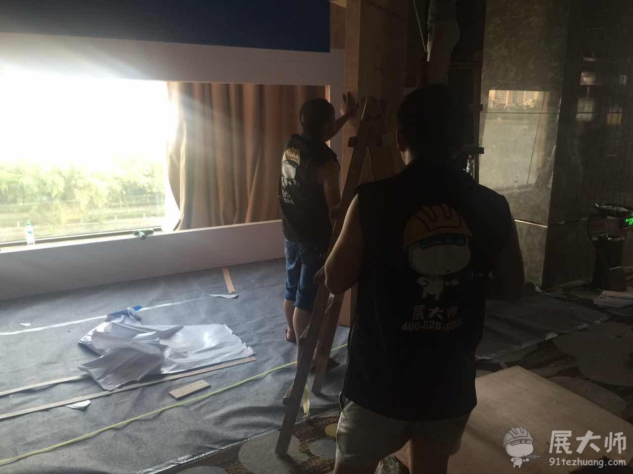 主體結構搬運到現場