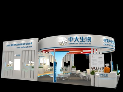 72平米展臺(tái)設(shè)計(jì)制作：三面開口/現(xiàn)代/木質(zhì)結(jié)構(gòu)/白色，為醫(yī)藥展展商而作（免費(fèi)使用）
