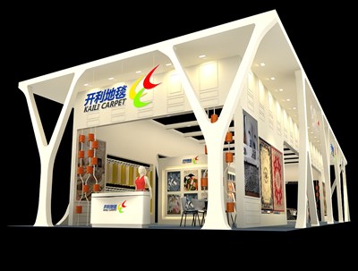 225平米展臺(tái)設(shè)計(jì)制作：二面開口/現(xiàn)代/木質(zhì)結(jié)構(gòu)/米色，為紡織展展商而作（免費(fèi)使用）