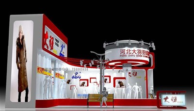 165平米展臺設(shè)計制作：三面開口/現(xiàn)代/木質(zhì)結(jié)構(gòu)/白色，為服裝展展商而作（免費(fèi)使用）