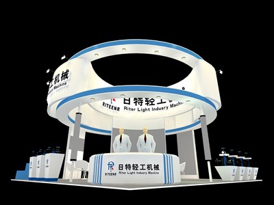 72平米展臺設(shè)計制作：四面開口/現(xiàn)代/木質(zhì)結(jié)構(gòu)/白色，為汽配展展商而作（免費使用）
