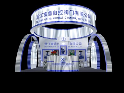 36平米展臺(tái)設(shè)計(jì)制作：三面開(kāi)口/現(xiàn)代/木質(zhì)結(jié)構(gòu)/白色，為機(jī)械展展商而作（免費(fèi)使用）