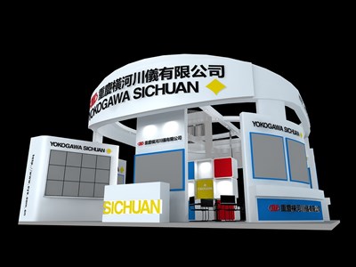 90平米展臺設計制作：三面開口/前衛(wèi)/木質結構/白色，為電子展展商而作（免費使用）