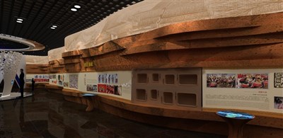 220平米展廳設計制作：前衛(wèi)/白色，產品類展廳-互動電子科技展廳（免費使用）