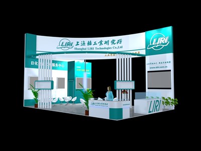 54平米展臺設(shè)計制作：三面開口/現(xiàn)代/木質(zhì)結(jié)構(gòu)/白色，為綜合展展商而作（免費使用）