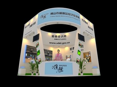 36平米展臺設計制作：二面開口/現(xiàn)代/木質(zhì)結構/白色，為綜合展展商而作（免費使用）