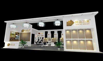 120平米展臺(tái)設(shè)計(jì)制作：三面開(kāi)口/現(xiàn)代/木質(zhì)結(jié)構(gòu)/白色，為建材展展商而作（免費(fèi)使用）