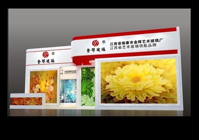 63平米展臺設(shè)計制作：一面開口/現(xiàn)代/木質(zhì)結(jié)構(gòu)/白色，為建材展展商而作（免費(fèi)使用）