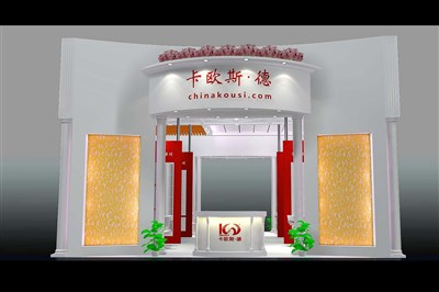 63平米展臺(tái)設(shè)計(jì)制作：二面開口/現(xiàn)代/木質(zhì)結(jié)構(gòu)/白色，為建材展展商而作（免費(fèi)使用）