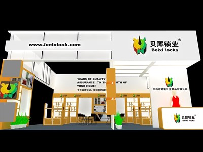 72平米展臺設計制作：二面開口/現(xiàn)代/木質(zhì)結構/橙色，為建材展展商而作（免費使用）